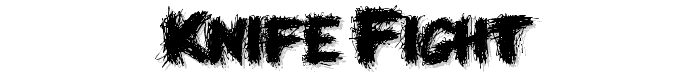 Knife Fight font